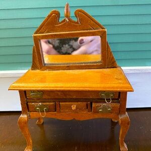 Vintage Wood dollhouse furniture